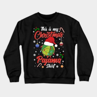 Funny Costume Family Beach Ball This is my Christmas Pajamas Crewneck Sweatshirt